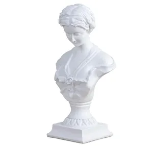 Statue buste en résine de la Vénus grecque de Milo. Statue de maison en résine de la déesse romaine de l'amour et de la beauté
