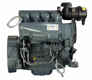 50hp 4 Cylinder Air-cooled Diesel Engine With Clutch F4l912