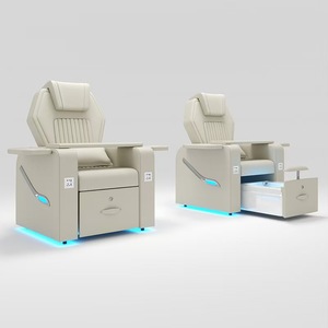 New model beauty salon <b>nail</b> salon eyelash <b>extension</b> salon massage chair with electric function foot bath chair for spa salon - Product Image 2