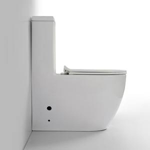 공장 도매 특가 판매 표준형 변기 모던 디자인 일체형 화이트 친환경 변기 - Product Image 2