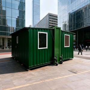 Vente directe d'usine Maisons de conteneurs <span class=keywords><strong>à</strong></span> double aile en acier personnalisables Utilisation polyvalente pour la conception pliable de villa - Product Image 1