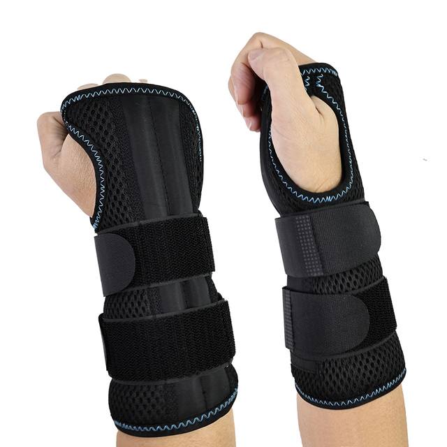 OEM Lightweight Aluminum Stays Wrist Pain Relief Adjustable Hand Wrist Splint Support Compression Brace Carpal Stabilizer Summer