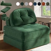 Canapé-lit en éponge compressée le plus vendu, fauteuil de sol individuel en velours côtelé, emballage sous vide, mobilier de salon
