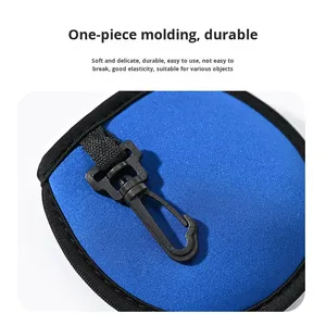 Bolsa de Golf Personalizada con Cubierta Protectora de Material de Buceo y Tela de Forro Polar con Gancho, Modelo 001, Origen Wuxi, Bolsa para Limpiar y Guardar Pelotas Deportivas - Product Image 3