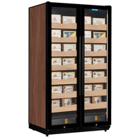 Humidor électrique multifonctionnel 860L en acier inoxydable avec contrôle de la température et de l'humidité, et serrure de sécurité