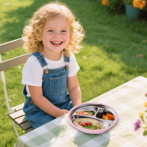 Plato de Silicona Antideslizante con Divisiones, Libre de BPA, Resistente al Calor, 150 ml, para la Hora de Comer de Bebés y Niños - Product Image 5