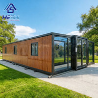Vorgefertigtes 40Ft 20Ft Erweiterbares Containerhaus mit 1 2 3 4 5 Schlafzimmern, Modernes Preiswertes Modulares Heim