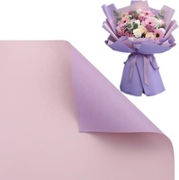 Papier d'emballage de fleurs DOUBLE COULEURS Feuilles d'emballage floral imperméables Emballage de bouquet de fleuriste pour le festival de mariage de la fête des mères