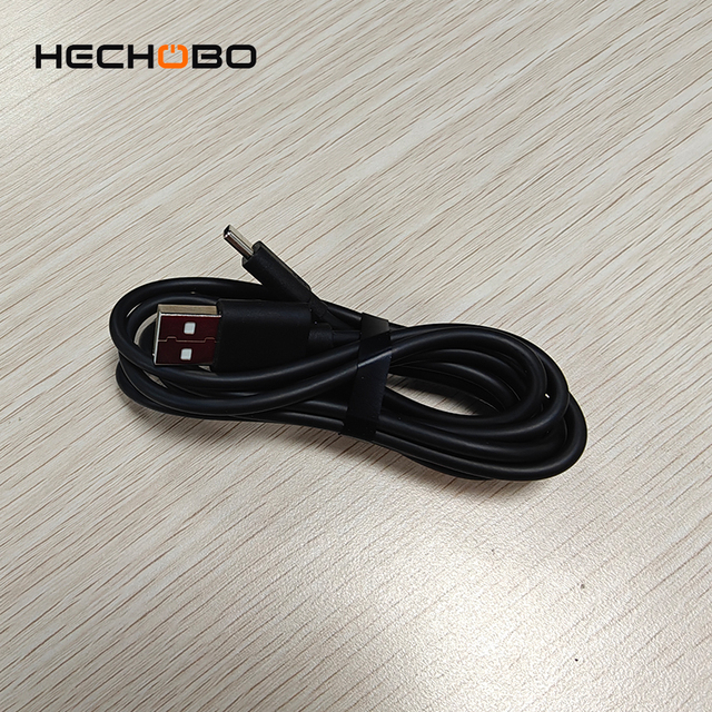 UL2464 22AWG 4-Core USB-A to USB-C Type C Fast Charging 3A Cable 1m/1.5m/2m Black Braid Shielding TPE Material