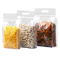 Sachet Doypack en PET de qualité alimentaire Tezel avec fermeture éclair pour le stockage du sucre, des chewing-gums, des snacks, des noix, des bonbons, de la gelée de lait et des aliments en conserve