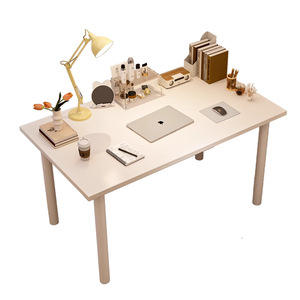Dining Table Rectangle White Modern Design Living Room Furniture Portable Indoor Outdoor Use - Product Image 5