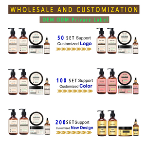 مجموعة شامبو وبلسم بالكيراتين والبيوتين وزبدة الشيا مع زيت الأرغان وإكليل الجبل لنمو الشعر السريع تحت علامة تجارية خاصة - Product Image 3