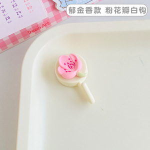 Wholesale Modern Kitchen & <b>Bathroom</b> Wall Decorative <b>Hooks</b> Custom Self Adhesive Flower Design Without Drilling Coat Bag Hanger - Product Image 2