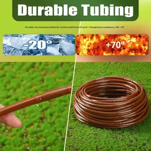 Tubería de <span class=keywords><strong>Riego</strong></span> <span class=keywords><strong>por</strong></span> <span class=keywords><strong>Goteo</strong></span> de Plástico de 1/4 de Pulgada para Transporte de Agua en Jardines y Agricultura - Product Image 1