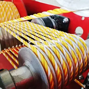 Twisted Rope Machine High Quality High Output Twisted PP PE Plastic Rope Making Machine 3-strand Rope Twisting Making Machine