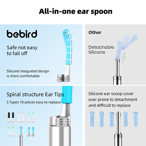 Caméra auriculaire sans fil étanche en silicone R1 avec fonction de nettoyage visuel du cérumen et dispositif portable de nettoyage des <span class=keywords><strong>oreilles</strong></span> - Product Image 4