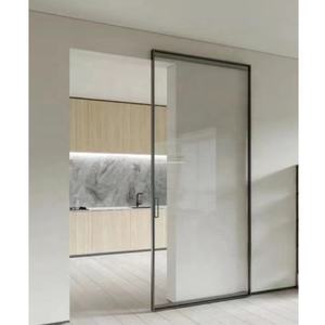 2024 nouveau Design fantôme <span class=keywords><strong>porte</strong></span> Invisible aluminium piste rideau monté <span class=keywords><strong>sur</strong></span> mur caché <span class=keywords><strong>Rail</strong></span> magique <span class=keywords><strong>porte</strong></span> matériel <span class=keywords><strong>porte</strong></span> <span class=keywords><strong>coulissante</strong></span> en verre - Product Image 5