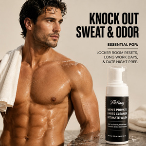 <span class=keywords><strong>Detergente</strong></span> <span class=keywords><strong>Intimo</strong></span> <span class=keywords><strong>Uomo</strong></span> Personalizzato OEM con Olio di Tea Tree ed Estratto di Aloe Vera, Rimuove gli Odori, Rinfrescante, Schiuma Igienizzante 120ml - Product Image 2