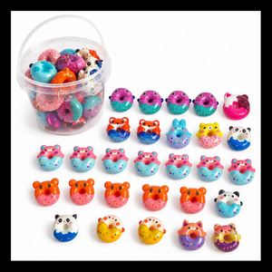 Goodie Bag Stuffers Cute Animal Doughnut <b>Toy</b> Soft Squishy Slow Rising Birthday Party Favor Wholesale Supplier - Product Image 3