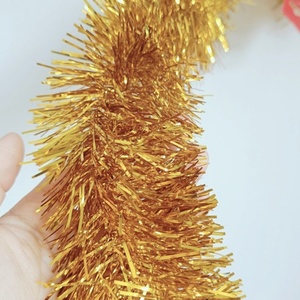 <b>Christmas</b> Decorations Tinsel Garland Green Red Holly <b>Tree</b> Decor 2m Hanging Xmas Classic Fringe Wreath Garland Home Room Decor - Product Image 5