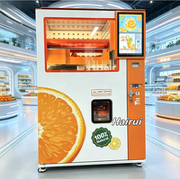 Distributeur automatique de jus d'orange sur mesure 24h/24, refroidissement par compresseur en acier inoxydable, options de paiement multiples (pièces/QR/code numérique) SDK