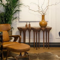 Degas / Mid-Century Buchenholz Massivholz Eingangsbereich-Konsole Wandtisch Wabi-Sabi Schrank Schreibtisch Wohnmöbel Guangdong