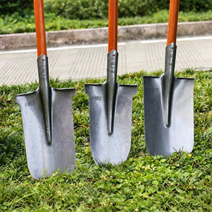 <span class=keywords><strong>Pelle</strong></span> à pointe en acier au manganèse pour l'agriculture extérieure, manche en bois, pour creuser des arbres, orange/argent, 1,2 m/1,4 m - Product Image 4