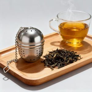 ناقع الشاي غير القابل للصدأ البيض ، فلتر القهوة والتوابل ، ناشر على شكل كرة الشاي ، ناقع المطبخ المنزلي - Product Image 1