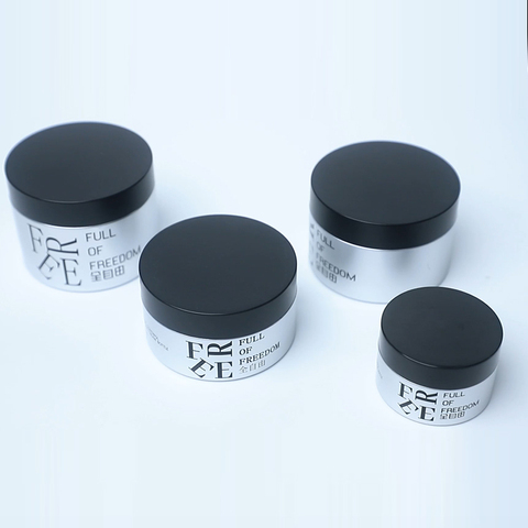 Custom Thick-Wall PET Wide Mouth 100g 120g 200g Plastic Cosmetic Mason Jars with Lid for Eye Cream