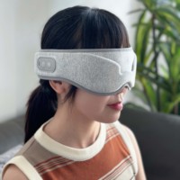 Masajeador de belleza para el cuidado de los ojos con presión de aire 3D y alivio de la fatiga Masajeador de ojos inalámbrico electrónico con música y alivio de aire 3D
