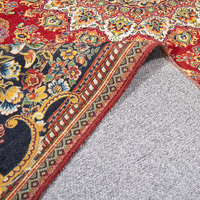 Benyi Teppich große Größe wasch bar rot peies ischen Stil gedruckt rutsch feste Imitation Seide Wohnkultur benutzer definierte Bereich Teppiche für Wohnzimmer