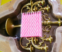 Trendiges Neues Design Wellenförmiges Produkt Funkelnde Zickzack-Spiral-Geburtstagskerze Spiralförmige Kleine Kerze Großpackung Linear