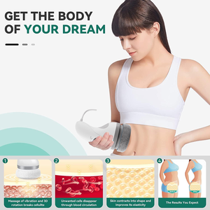 <span class=keywords><strong>Mini</strong></span> removedor de empuje de grasa de mano, máquina vibradora de masaje corporal para quemar celulitis, masajeador de grasa del vientre para promover la grasa - Product Image 5