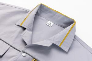 TN6263 Custom Logo Short <strong>Sleeve</strong> Workwear Set Men Industrial Work Uniform Heavy Duty Work Clothes for Auto Repair Mechanic - Product Image 5