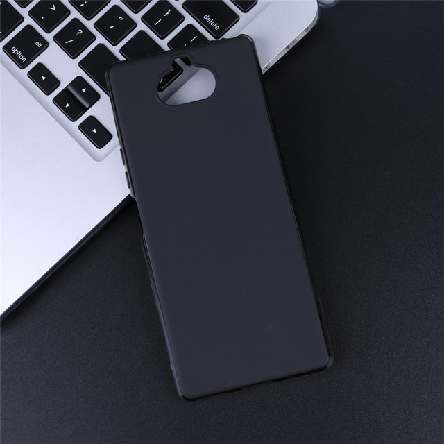 Soft TPU Back Cover Black Phone Case for Sony Xperia 20/Xperia 8/SOV42/Xperia 8 Lite