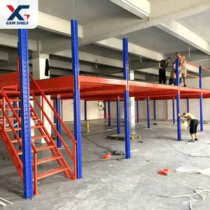 GXM Steel Mezzanine Floor Mezzanine Floors Platform Mezzanine Floor Rack For Warehouse Storage