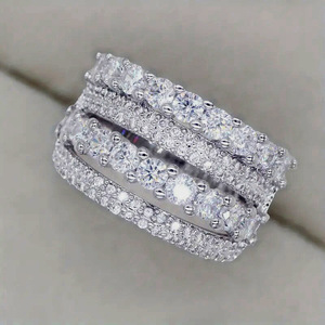 Anello a strati impilabile con indice, design elegante e alla moda, accessorio per feste e outfit quotidiani - Product Image 5