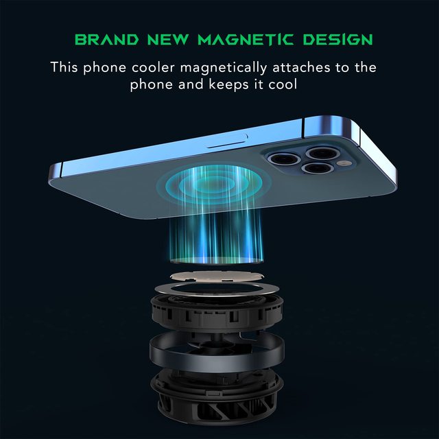 Phone Cooler Black Shark Mobile Phone Cooling Semiconductor Radiator Magnetic Mobile Phone Cooling Fan Gaming Cooler