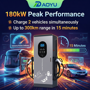 Ultra Fast 180kW DC Charger Dual <b>Plugs</b> CCS1 CCS2 GBT Universal EV <b>Charging</b> Station 800*800 Compact Floor Stand <b>Charging</b> Pile - Product Image 4