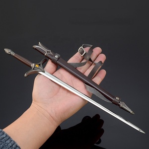 Film magique <span class=keywords><strong>Le</strong></span> <span class=keywords><strong>Seigneur</strong></span> <span class=keywords><strong>des</strong></span> <span class=keywords><strong>Anneaux</strong></span> Personnage Galadriel Équipement Exclusif Métal Artisanat Épée Porte-clés Cadeau En Alliage De Zinc 22cm - Product Image 5