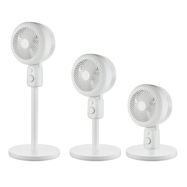 Ventilateur avec affichage LED rechargeable, 1 pièce, 3 vitesses d'air, puissant, portable, 8 pouces, vente en gros
