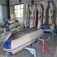 Chine fabricant 8 personnes pvc bateau gonflable avec certificat CE livraison directe gonflable bateau d'eau de mer pompe à air