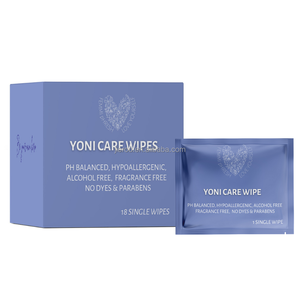 Venda por atacado de ingredientes naturais do rótulo feminino yoni toalhetes de limpeza para vagina antes ou após o sexo - Product Image 1