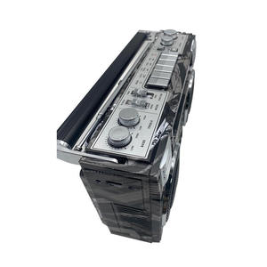 Custom Graffiti Retro Radio Cassette <b>Player</b> Recorder BT Multiband Speaker TF <b>USB</b> Playback Portable Audio Device - Product Image 5