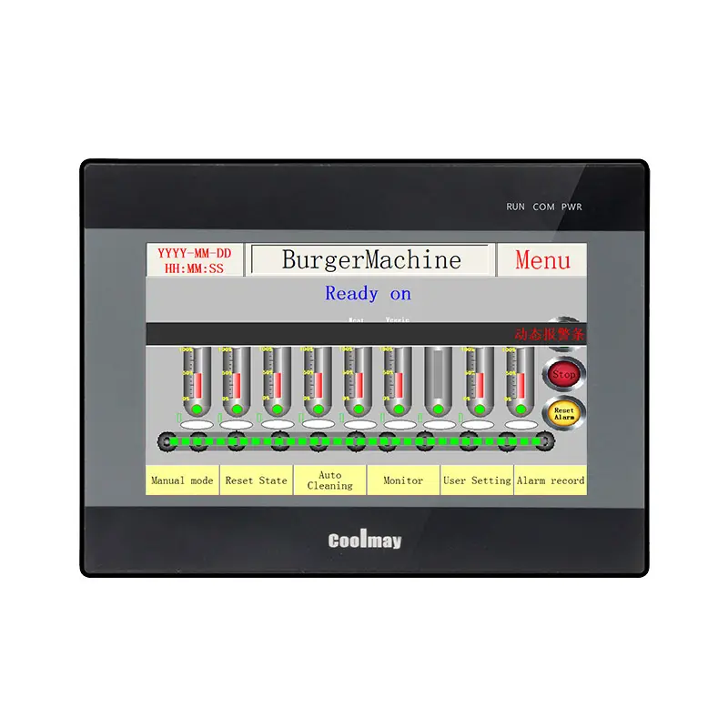 7インチ統合PLCおよびHMI ModbusプログラマブルPLC HMIはポートレートディスプレイをサポート