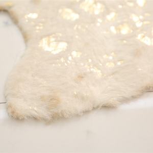 2021 sıcak damgalama toptan sahte inek derisi halı Shaggy halı ev dekorasyon suni kürk halı - Product Image 5