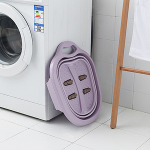 Bañera Plegable Portátil para Pies, Bañera de Plástico con Ruedas para el Hogar, para Baño o Cocina, para Viajes - Product Image 2