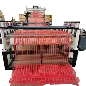 Hdpe Plastic Bouw Gevaar Netten Groen Oranje Veiligheidswaarschuwing Barrière Hek Voor Het Bouwen Van Extruder Maken Machine