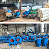 Pompe à eau diesel portable pour l'irrigation agricole des vergers, à turbine centrifuge à flux mixte, 20 CV, 2, 4, 6, 8 pouces