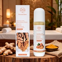 Kit de Soins Visage Éclat au Curcuma Fermenté : Nettoyant, Tonique, Sérum, Huile, Crème et Masque Purifiant Antioxydant